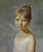 Baron Pierre Narcisse Guerin Portrait de petite fille oil on canvas